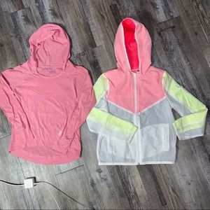 Zella girl shirt and jacket size 10/12